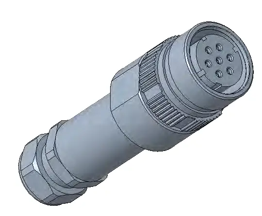 Archived catalog rendering of an FBZ Ex connector component