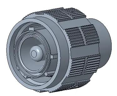 Archived catalog rendering associated with the J599HV connector series