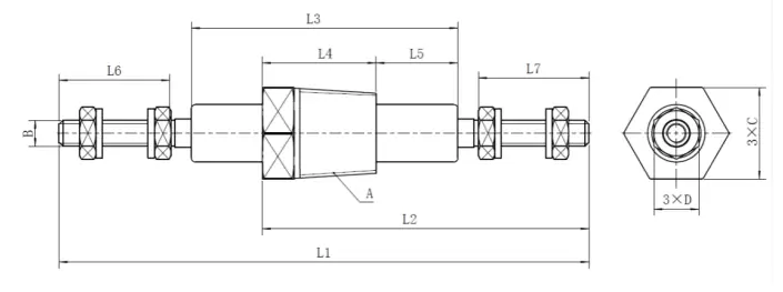 Archived technical reference drawing for an NPT-threaded electrode stud