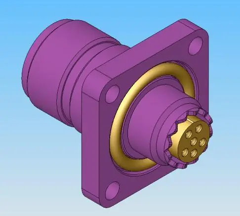 Archived catalog rendering associated with the SHX16 connector series