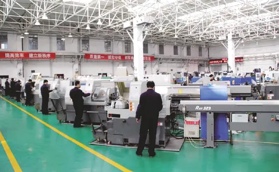 Archived workshop image showing machining equipment context