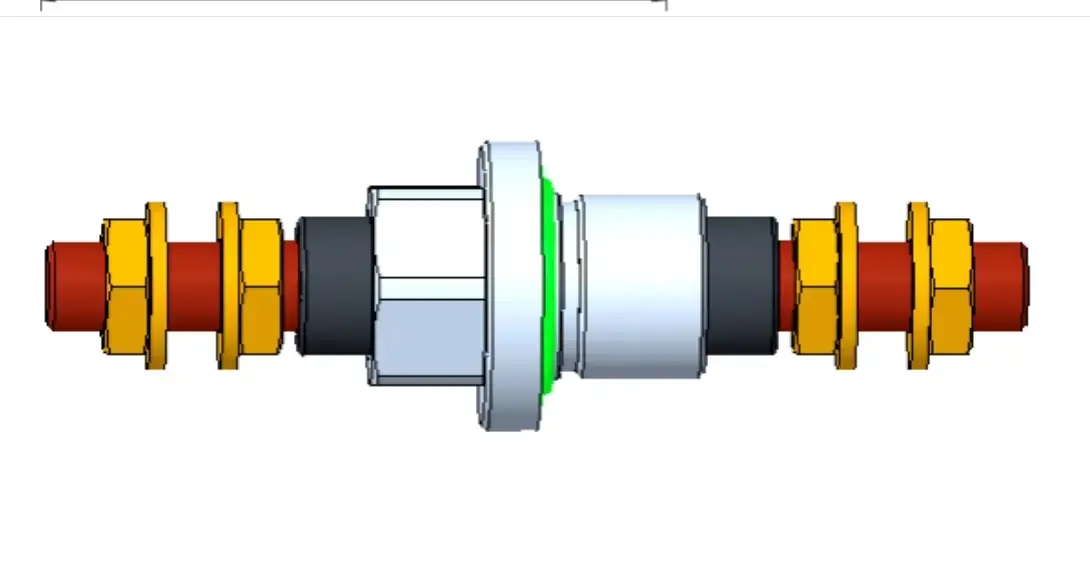 Custom electrode stud configuration rendering