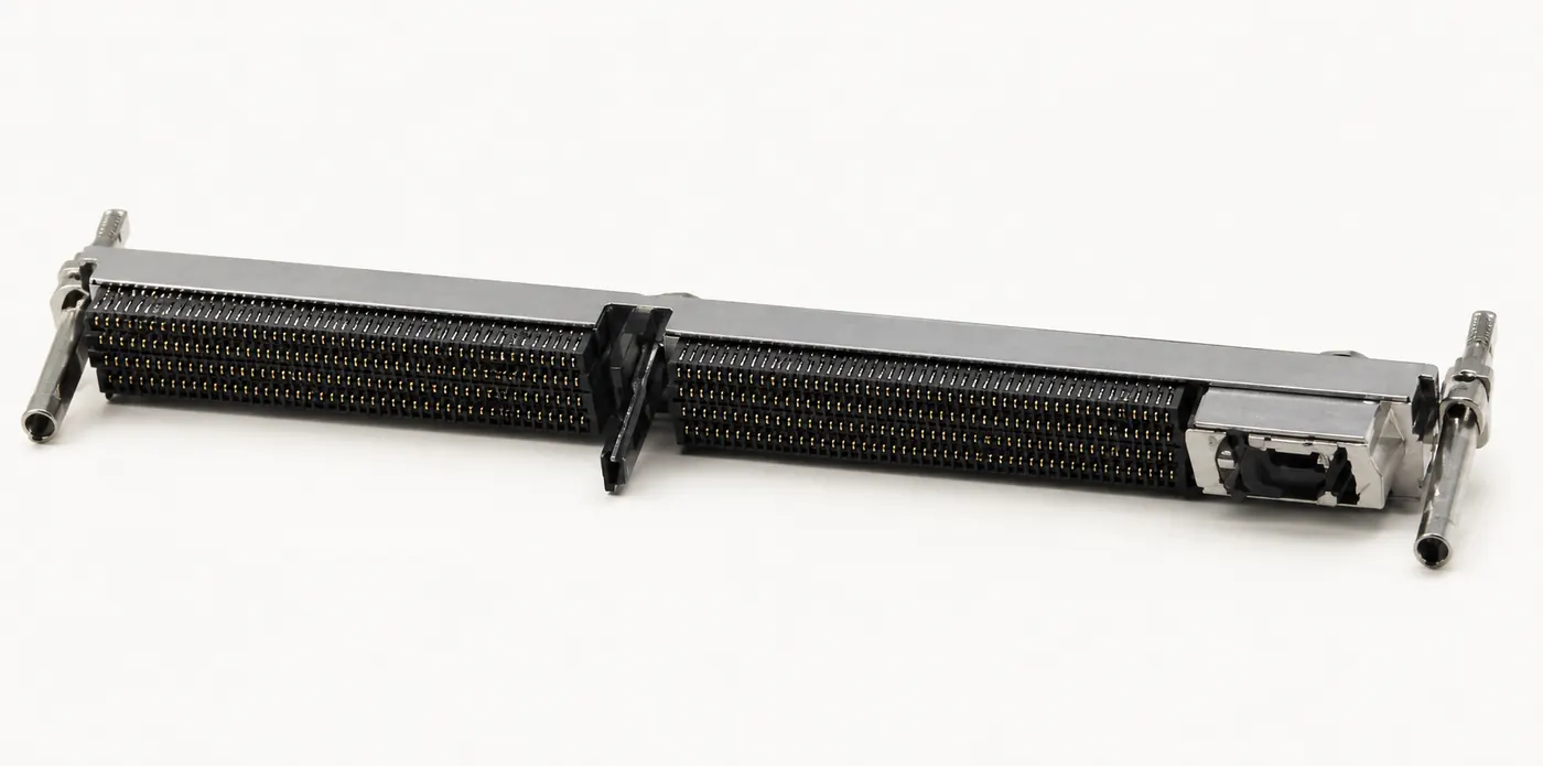 Representative high-density backplane connector configuration
