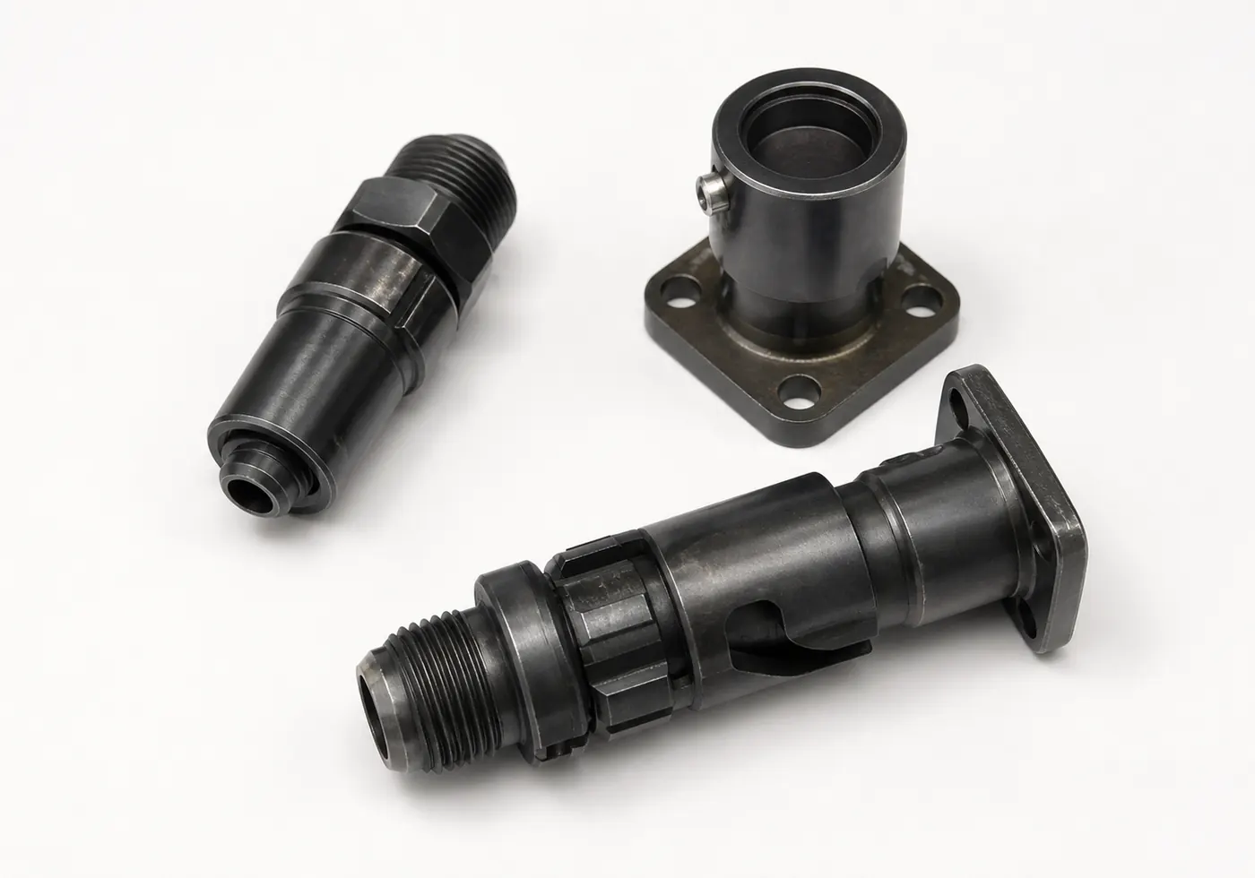 Representative industrial fluid connector configurations