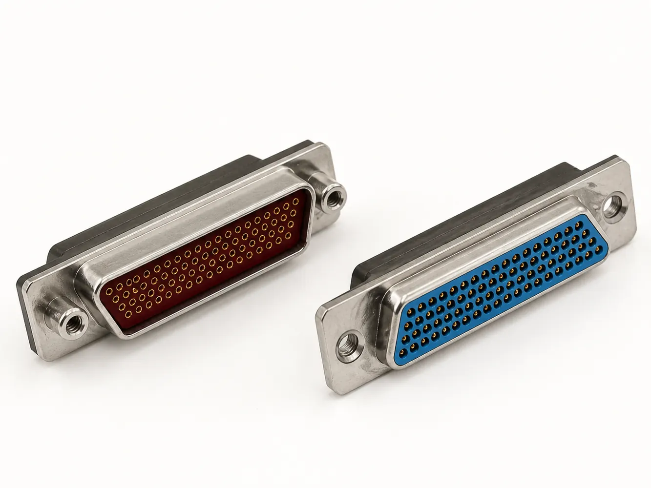 Representative rectangular connector pair configuration